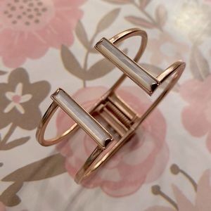NWOT *KENDRA SCOTT* Color Bar *LUCY* Cuff Bracelet … *ROSE GOLD•MOTHER of PEARL*